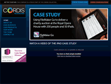 Tablet Screenshot of cordistechnologies.com